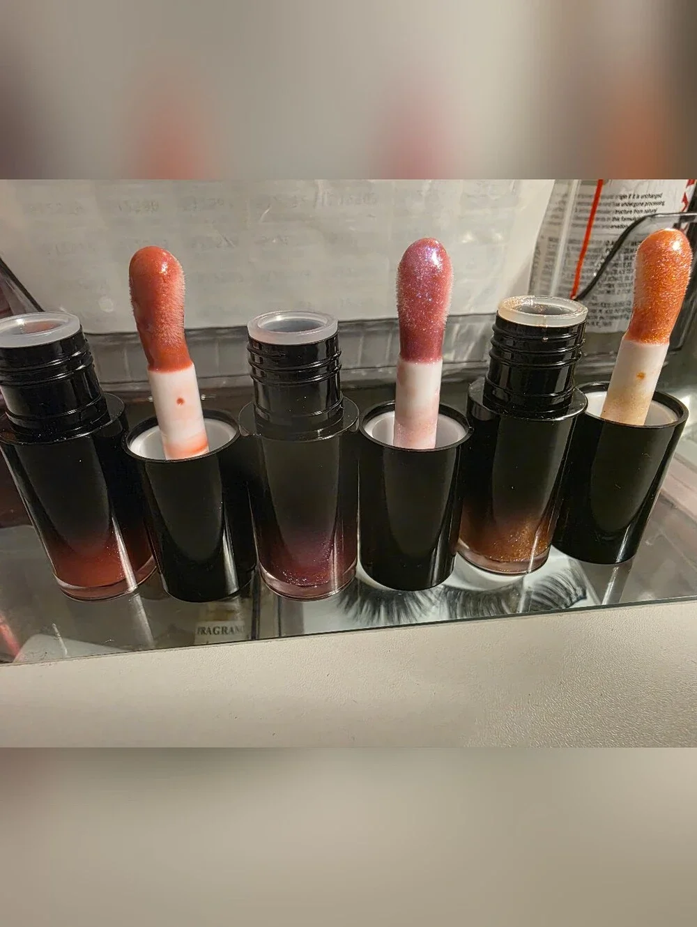 Sheer Shimmer Lip Gloss - Pinky Rose